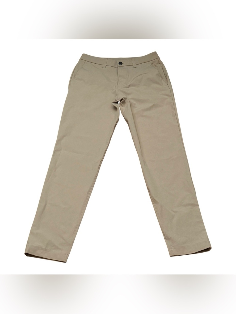 Lululemon Commission Slim Beige Pant Mens 28 Drop Warpstreme Chino LM5AQYS